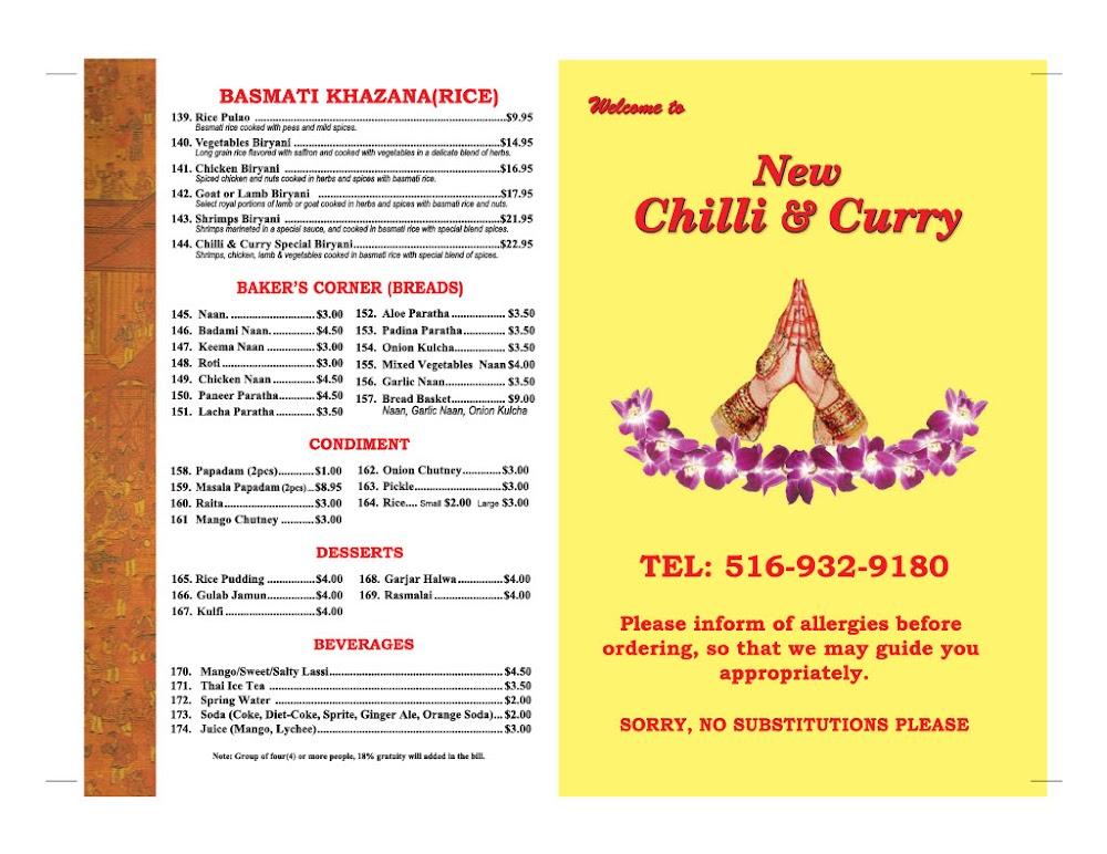 New Chilli & Curry 139. Rice Pulao