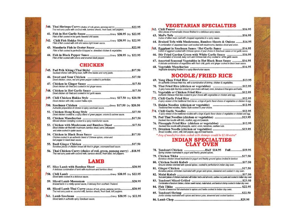New Chilli & Curry 140. Vegetables Biryani